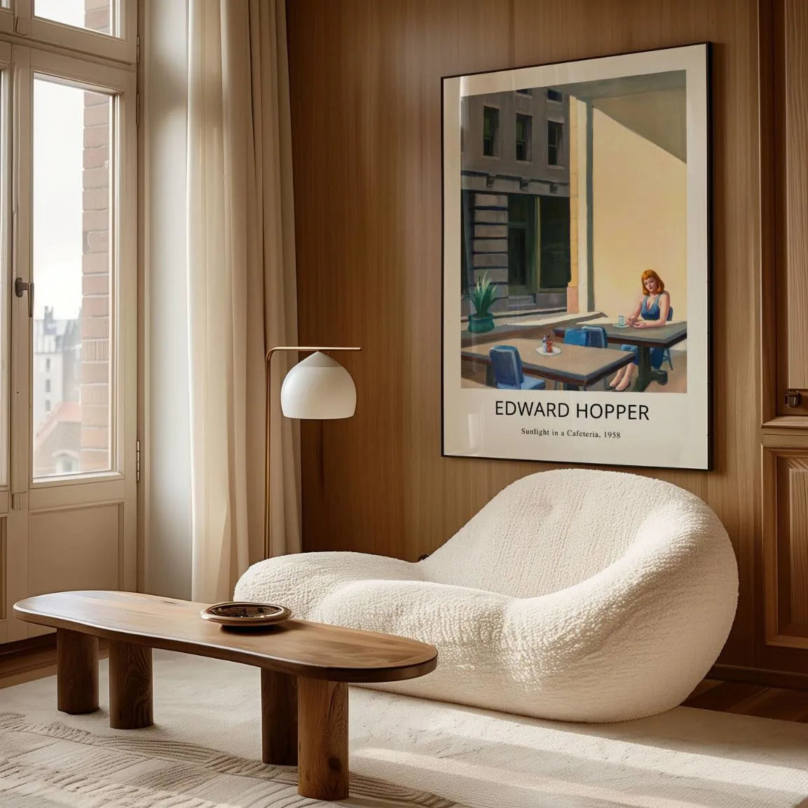 Edward Hopper Poster – Zonlicht in een cafetaria