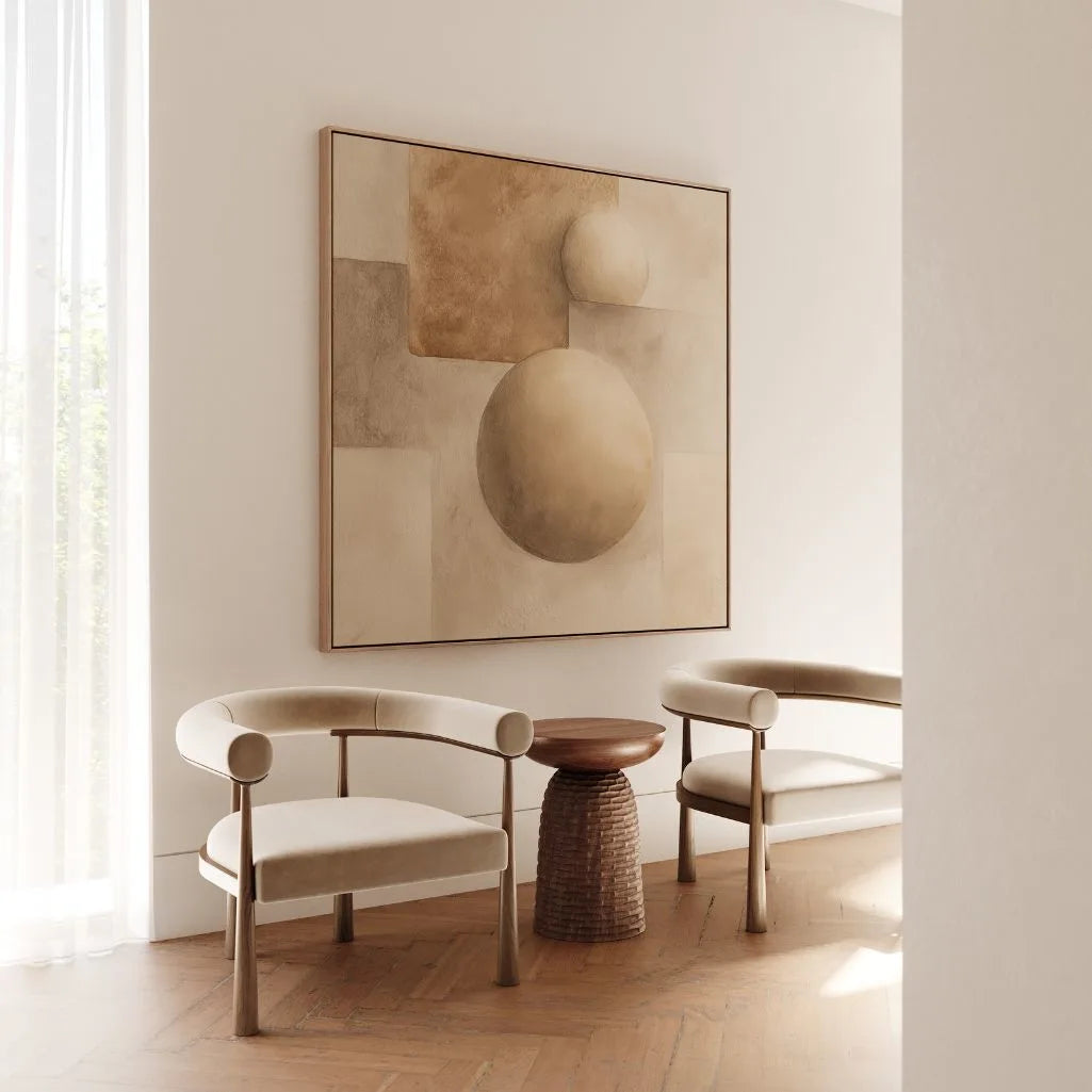 Ingelijst canvas – Geometrische harmonie