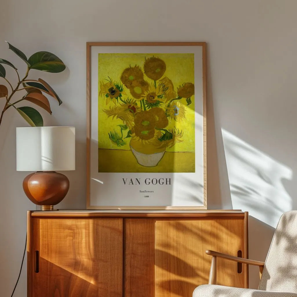 Vincent van Gogh Poster – Zonnebloemen 1888