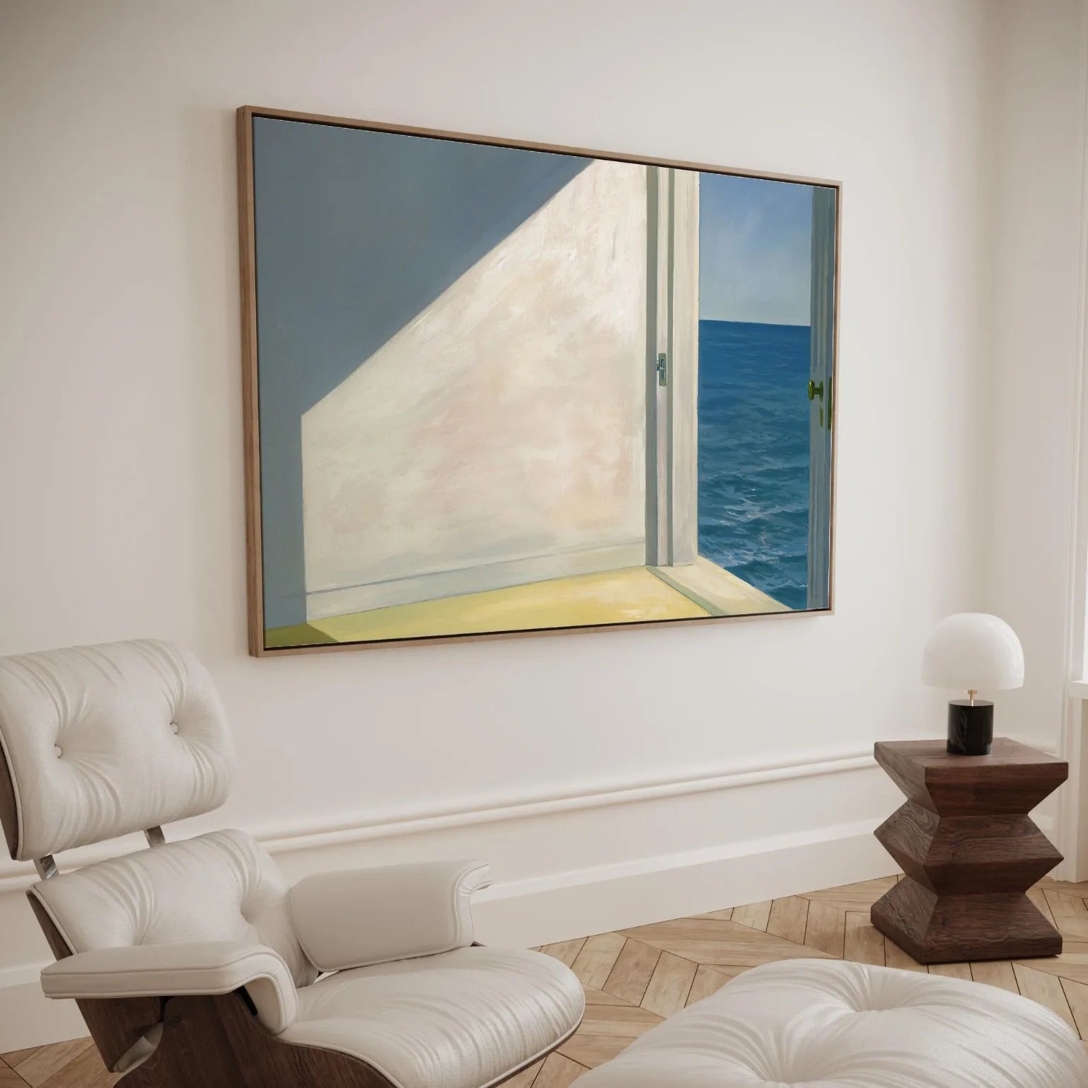Ingelijst canvas Kamers aan zee