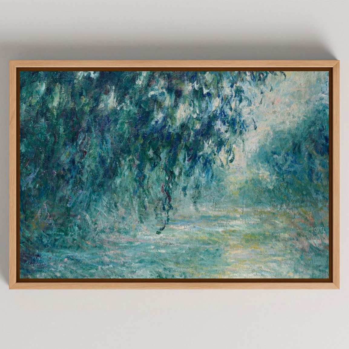 Framed Canvas Print Morning on the Seine