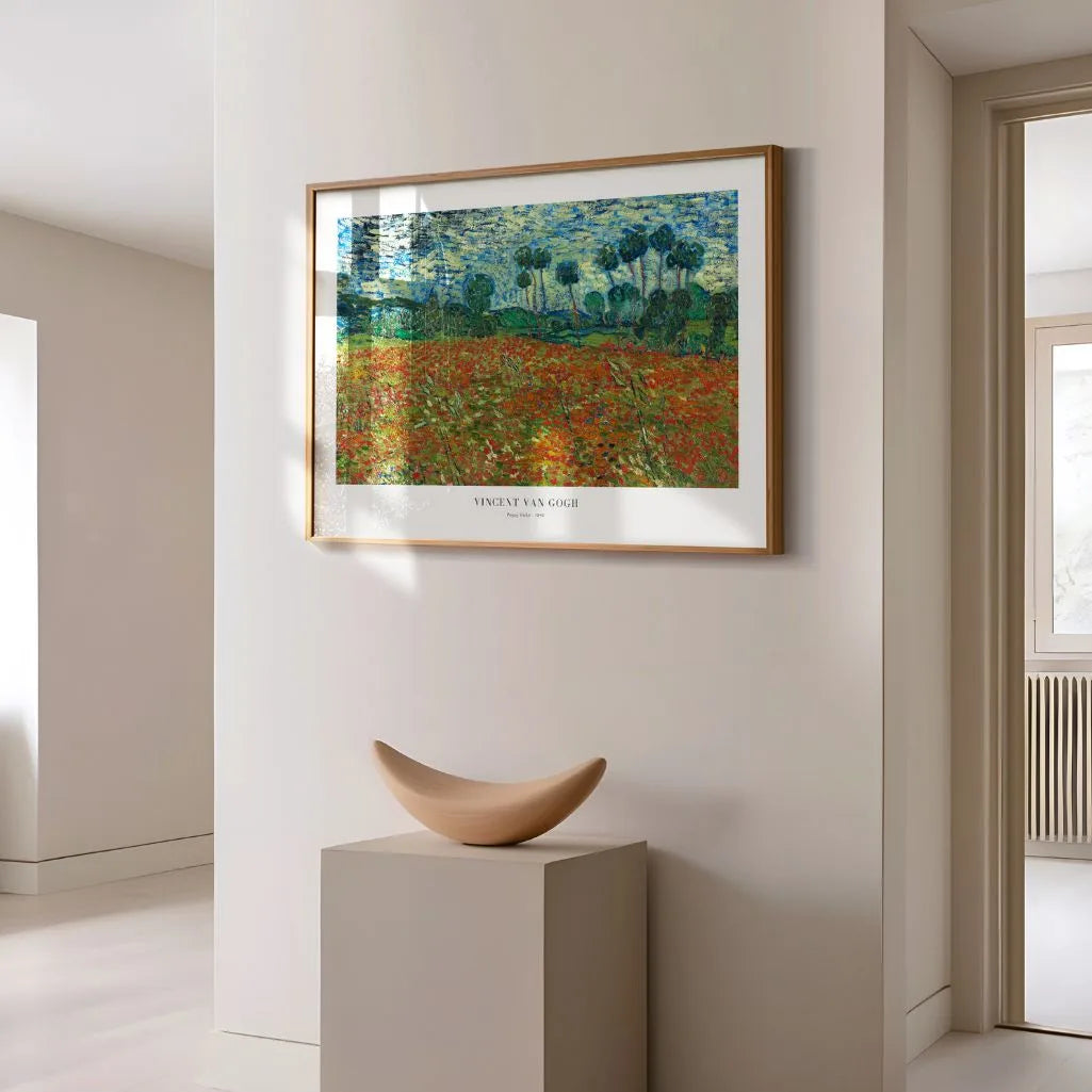 Vincent van Gogh – Klaprozenveld Poster