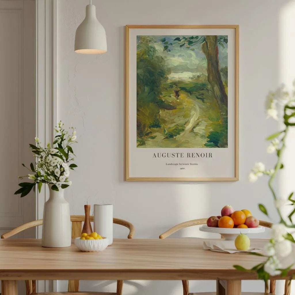 Auguste Renoir – Landschap tussen de stormen Poster