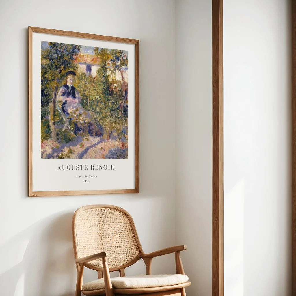 Auguste Renoir – Nini in de tuin Poster