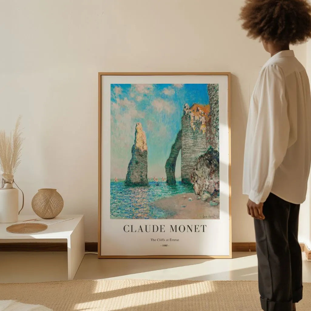 Claude Monet Poster – Kliffen van Étretat