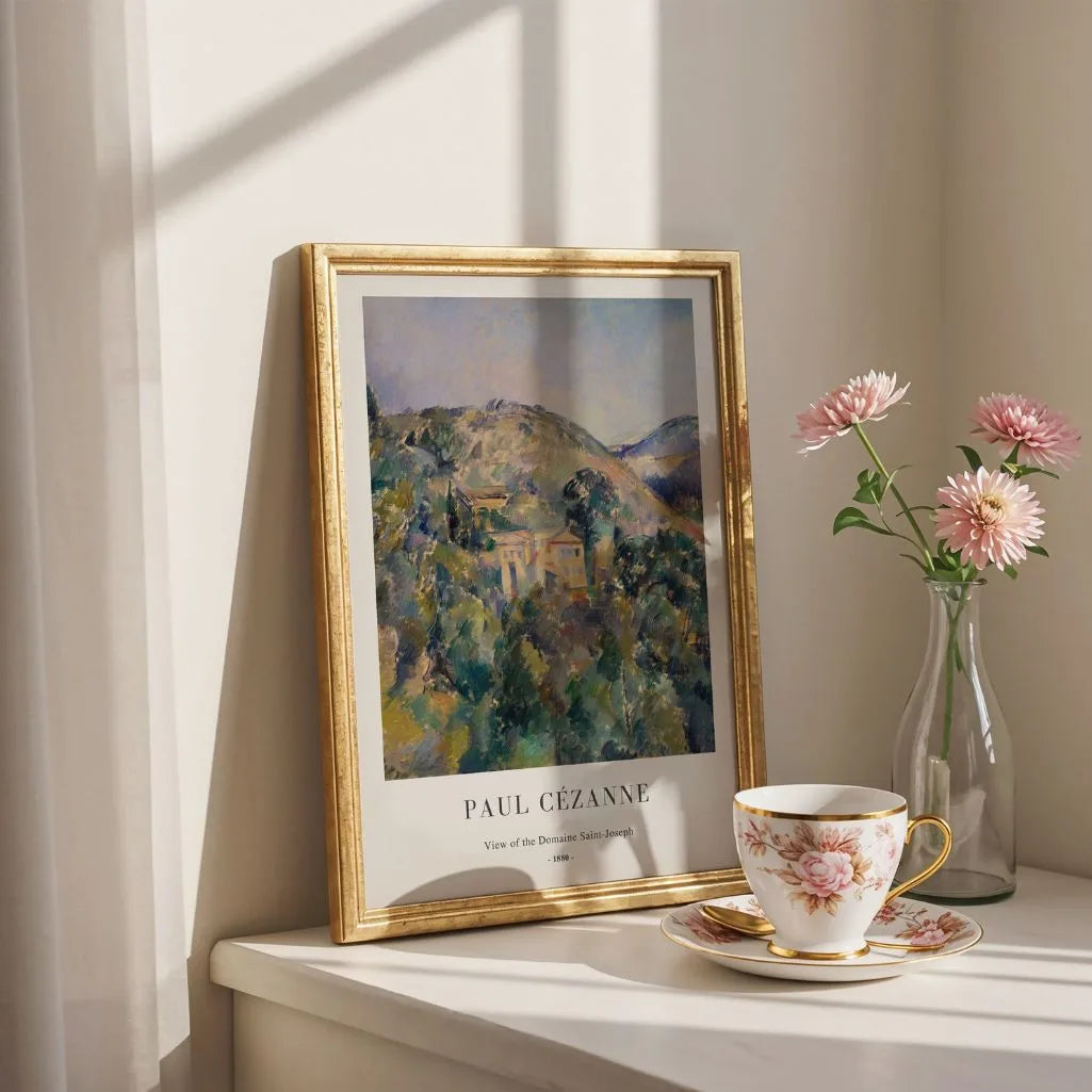 Paul Cézanne View of the Domaine Saint-Joseph Poster