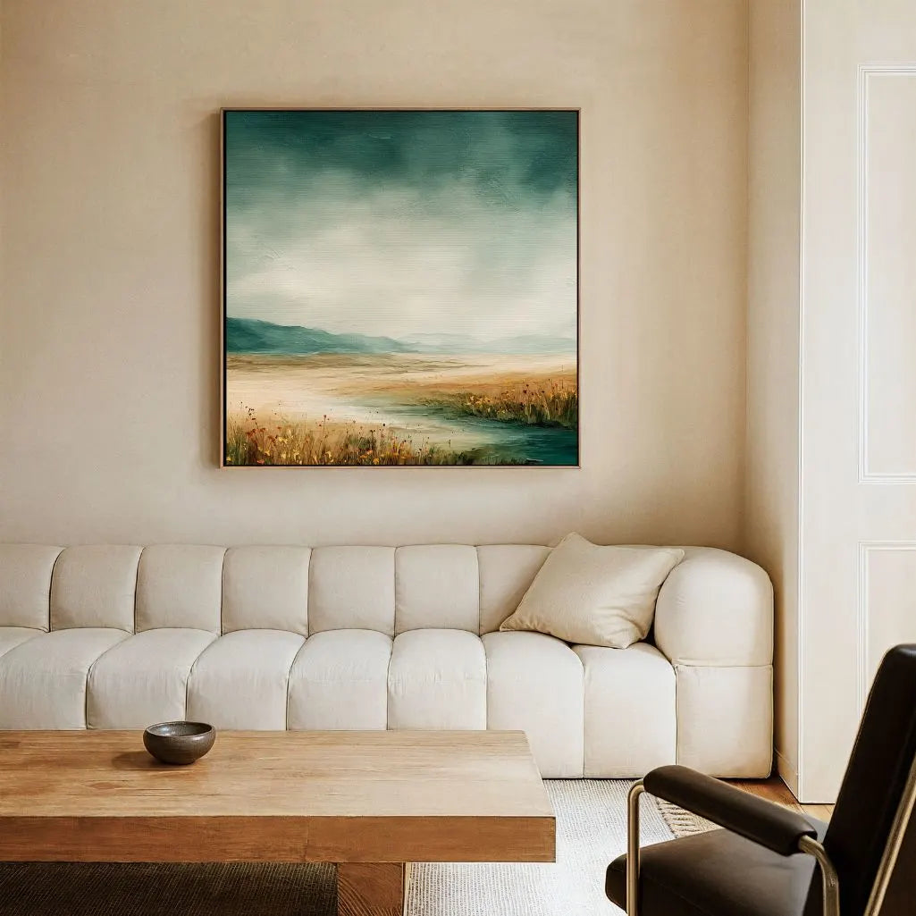Ingelijst canvas – Voor de storm