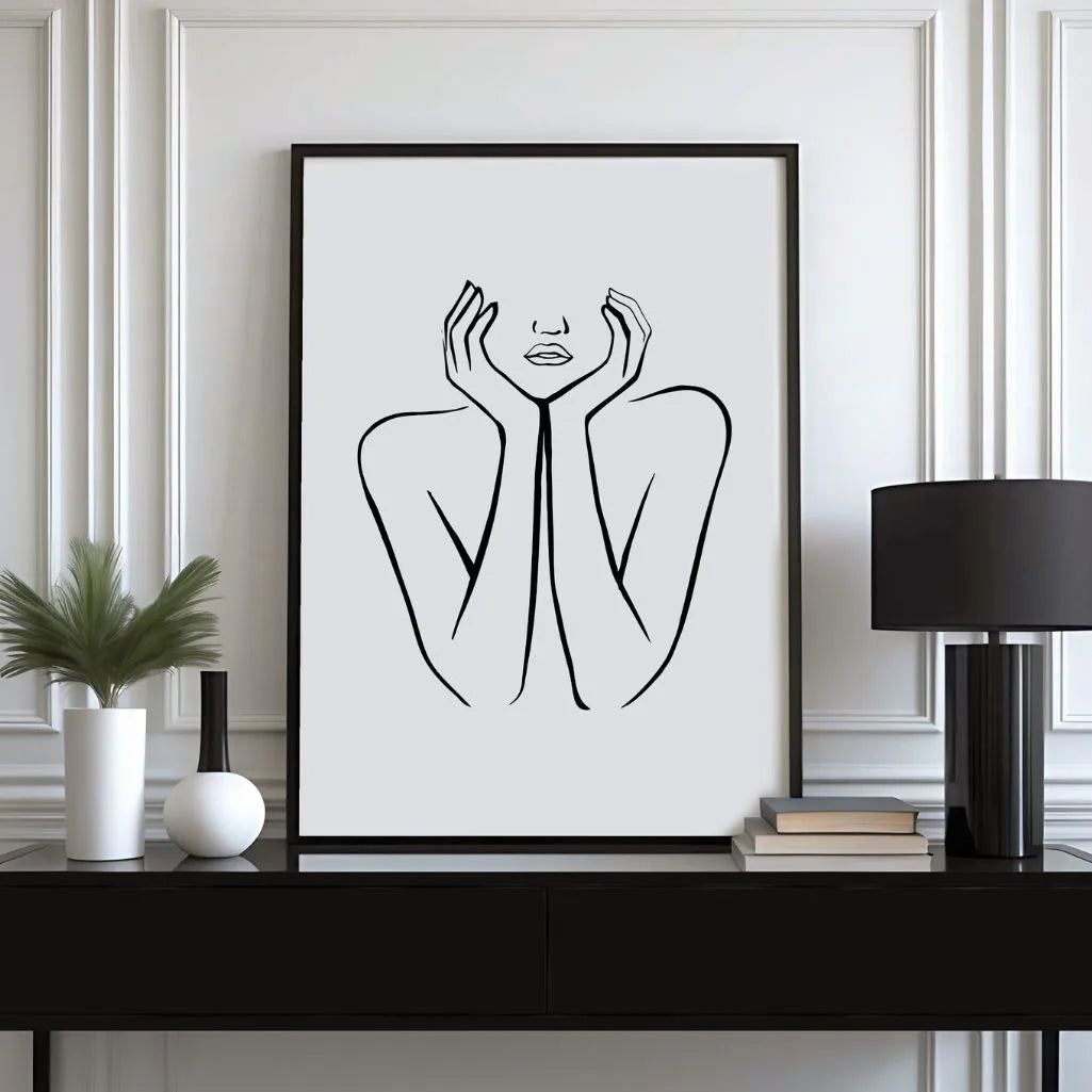 Poster – Gedachten in stilte