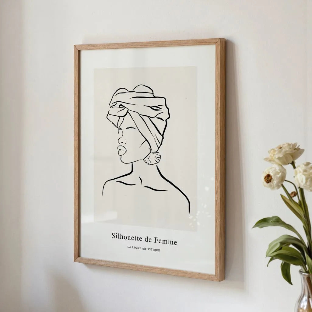 Poster – Vrouw met tulband