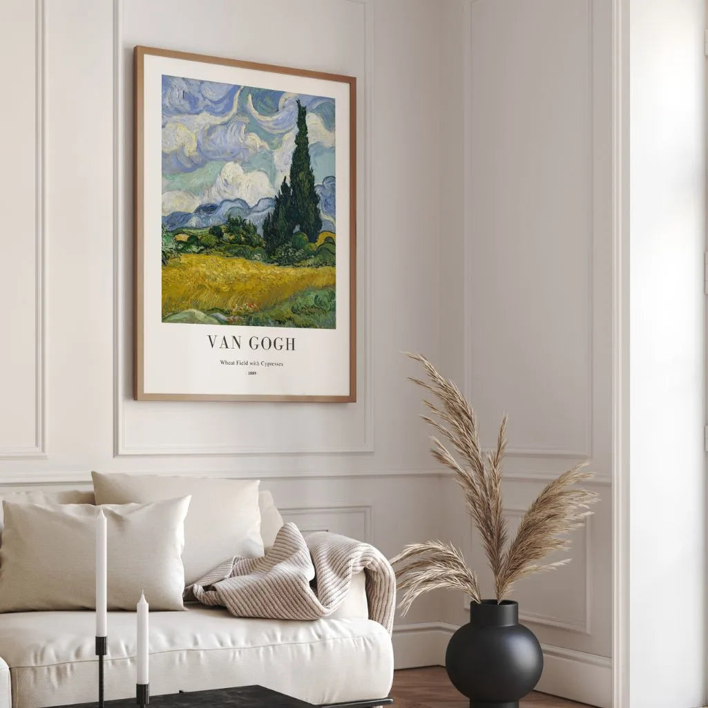 Vincent van Gogh Poster – Korenveld met cipressen