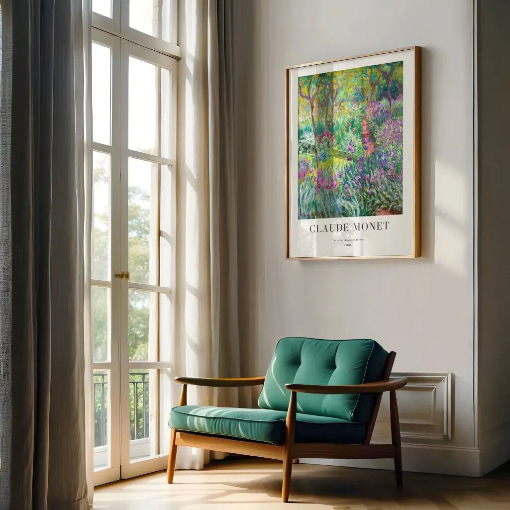 Claude Monet – De Tuin van de Kunstenaar in Giverny Poster