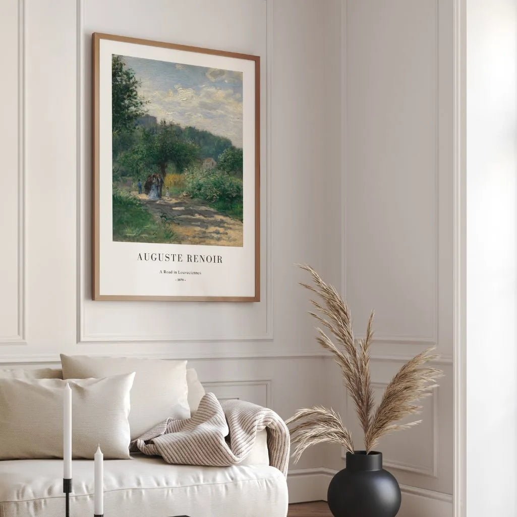Auguste Renoir – Weg in Louveciennes Poster