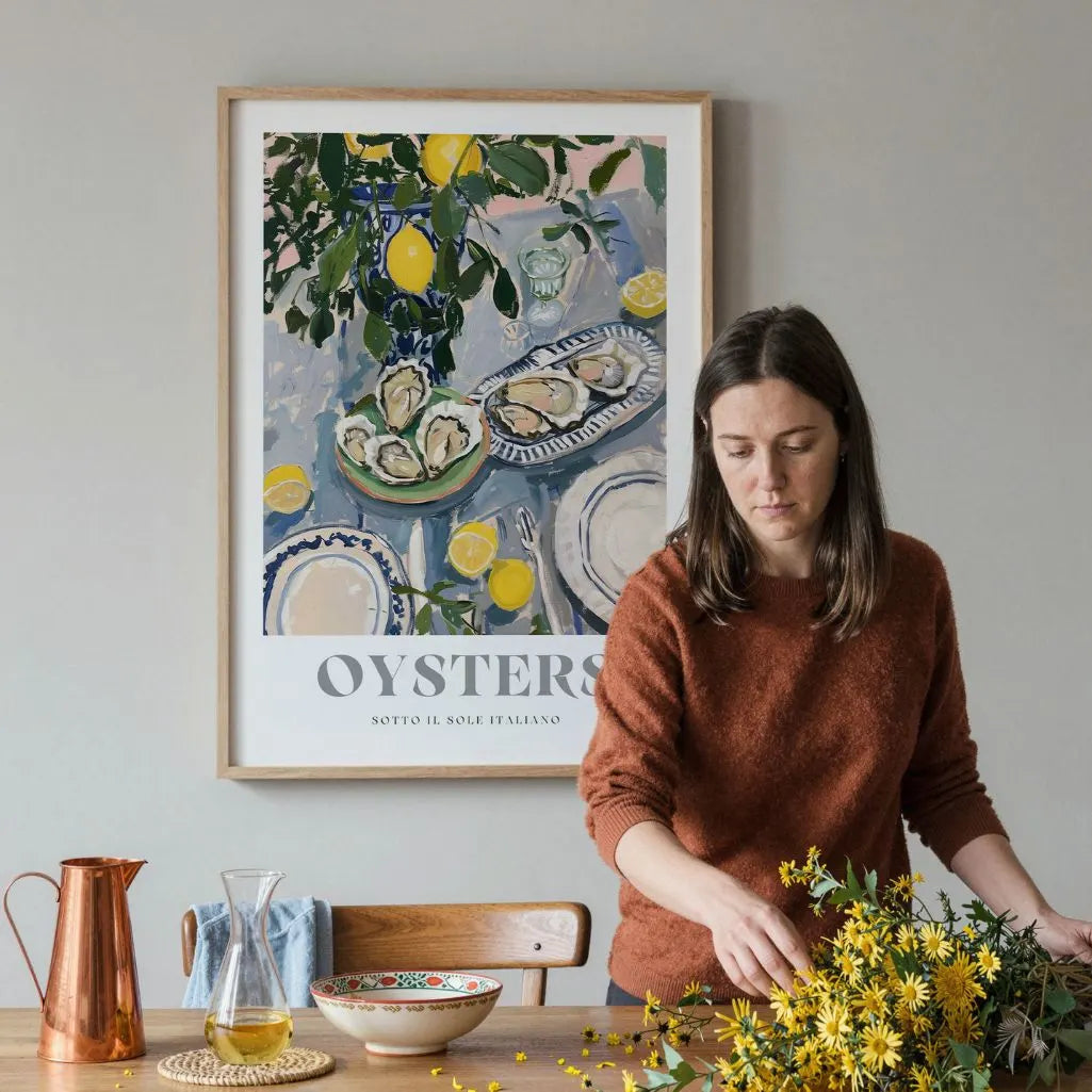 Mediterrane Oesters poster