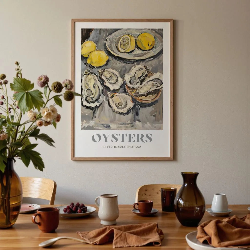 Oesters-Citroenen Klassiek poster