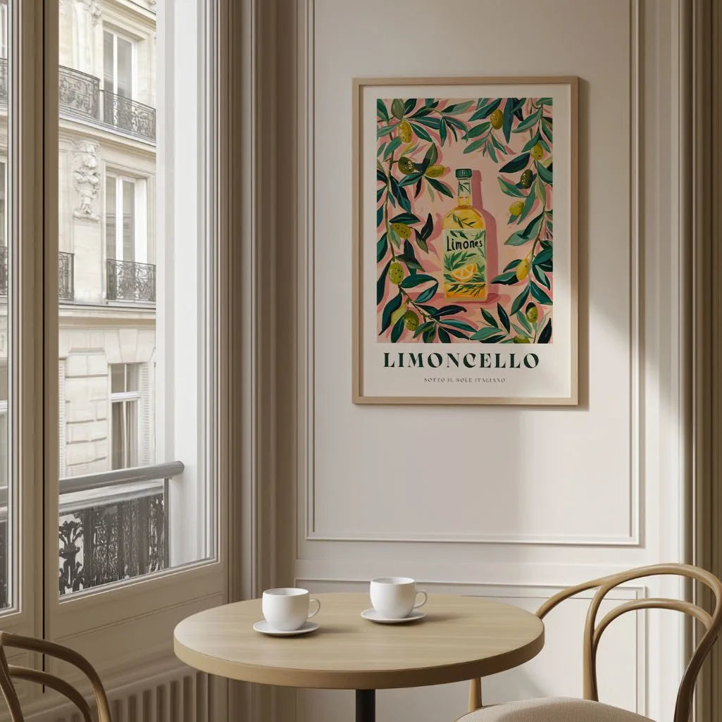Limoncello Illustratie poster