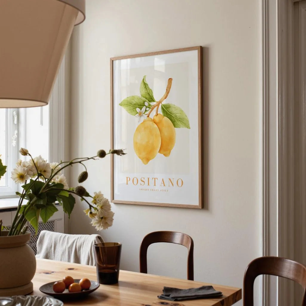 Positano Citroen poster