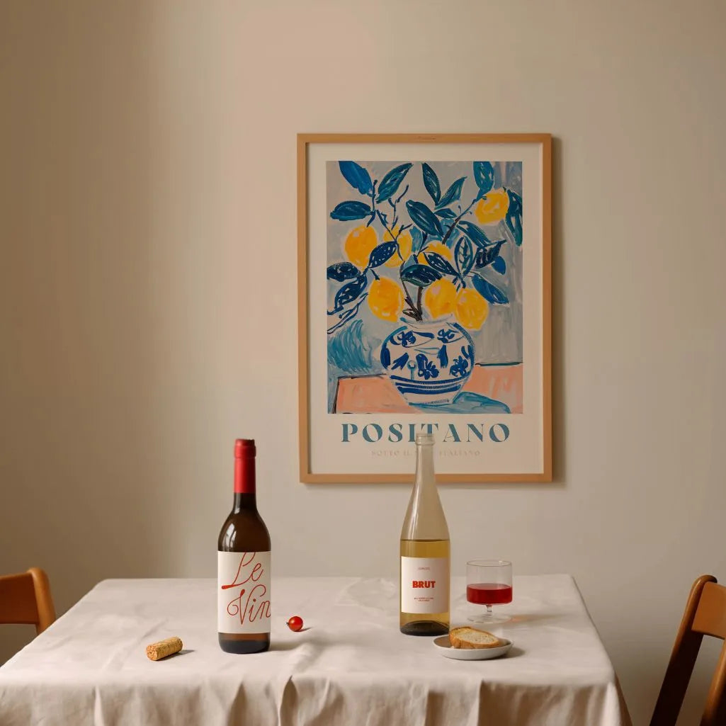 Positano Citroen Poster