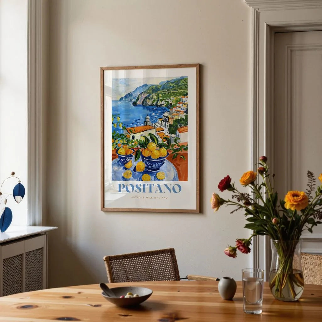 Positano Citroenen Poster