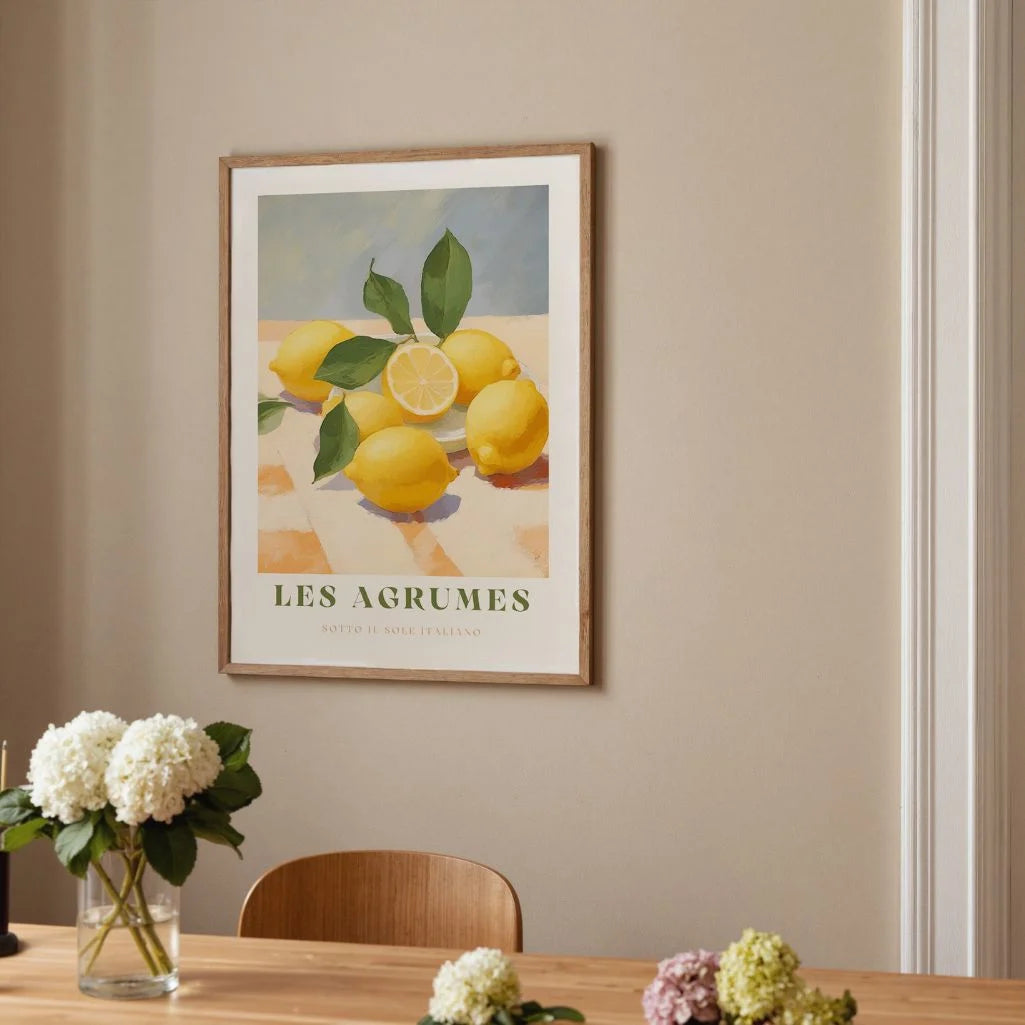 Les Agrumes Verde Citroen poster
