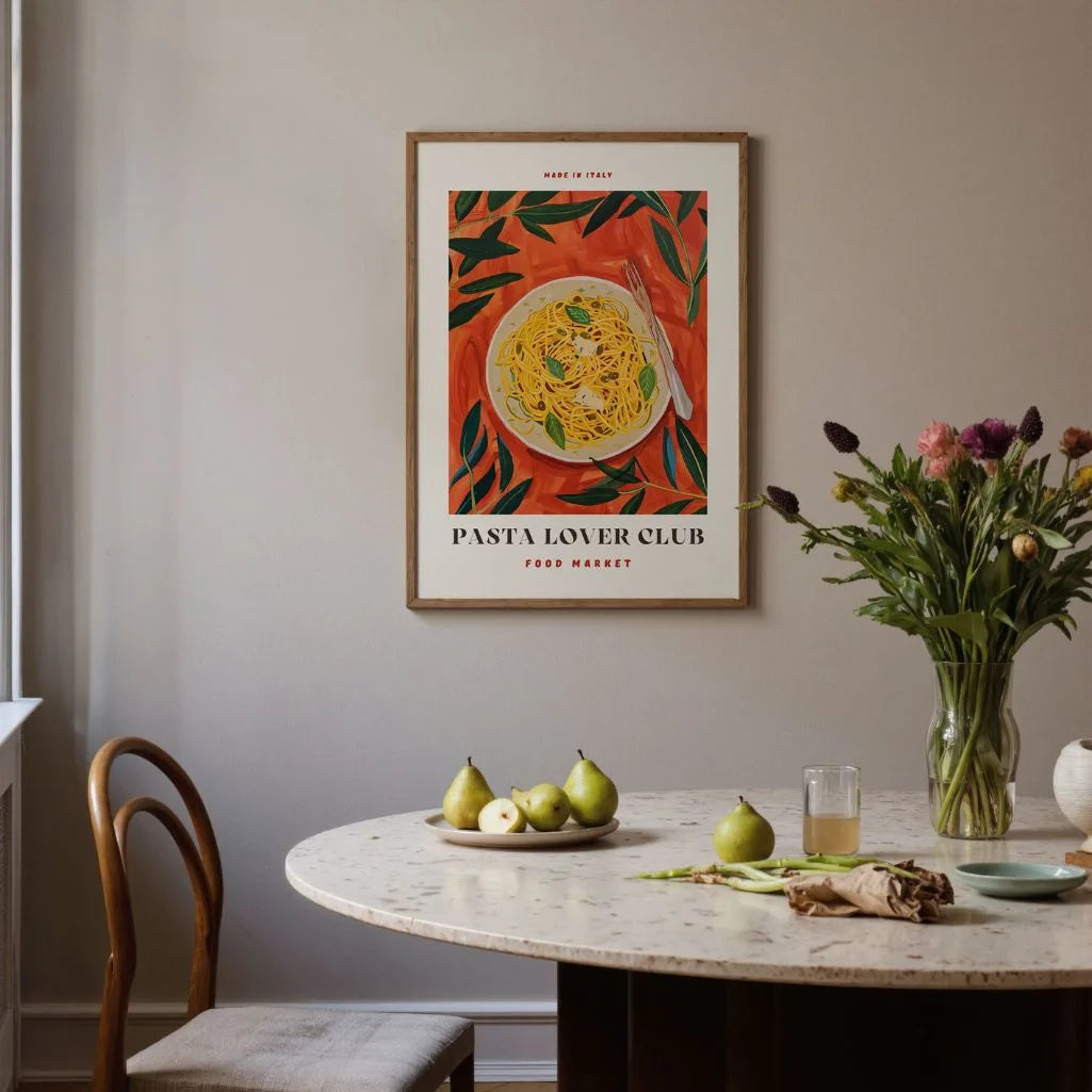 Spaghetti Keukenposter