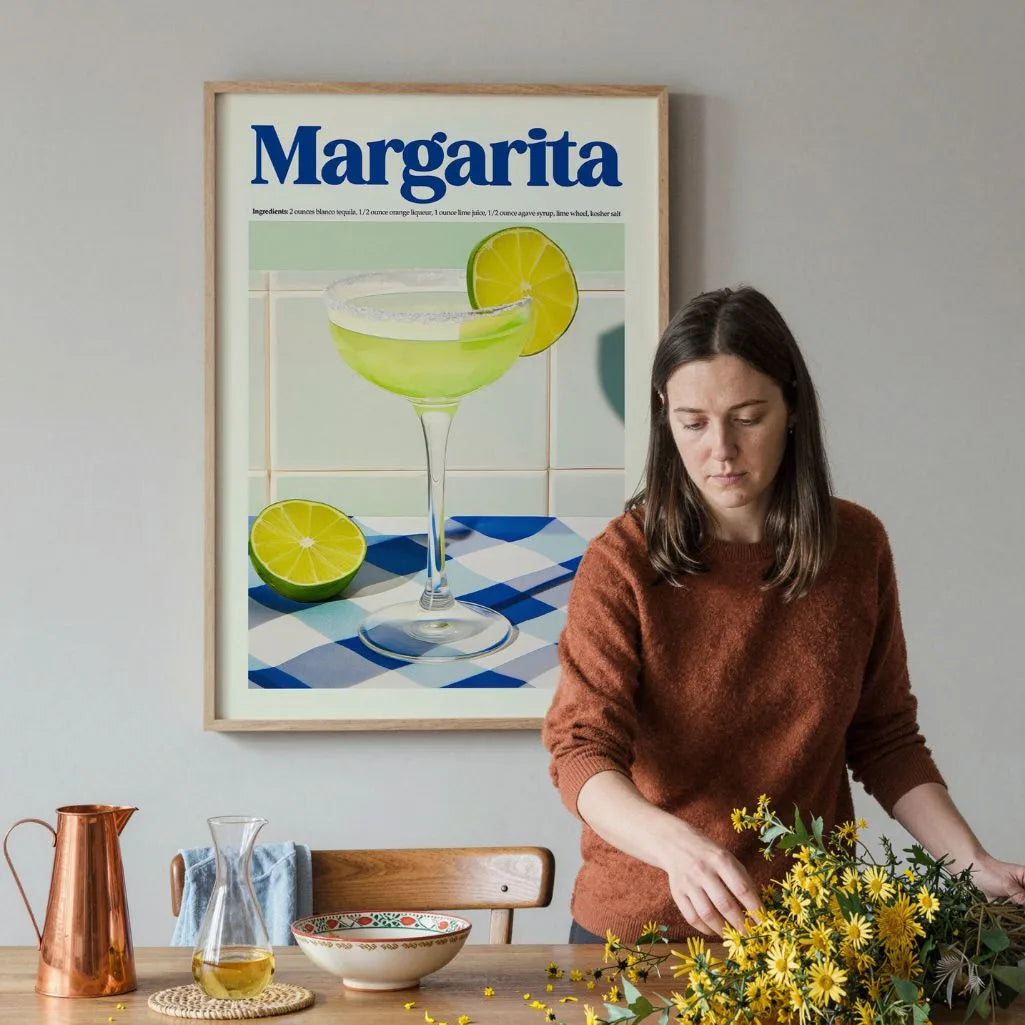 Margarita Verde Cocktail poster