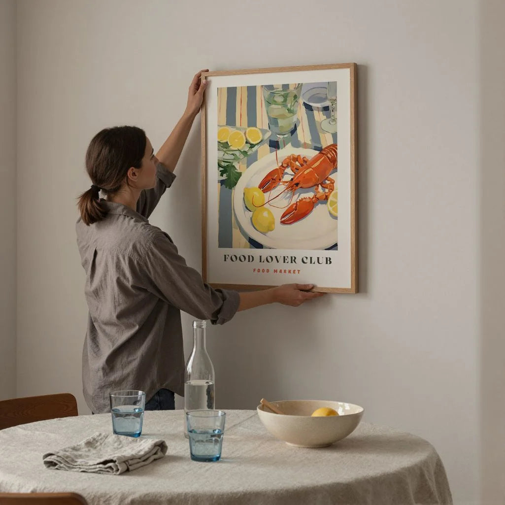 Kreeft En Citroenen Poster