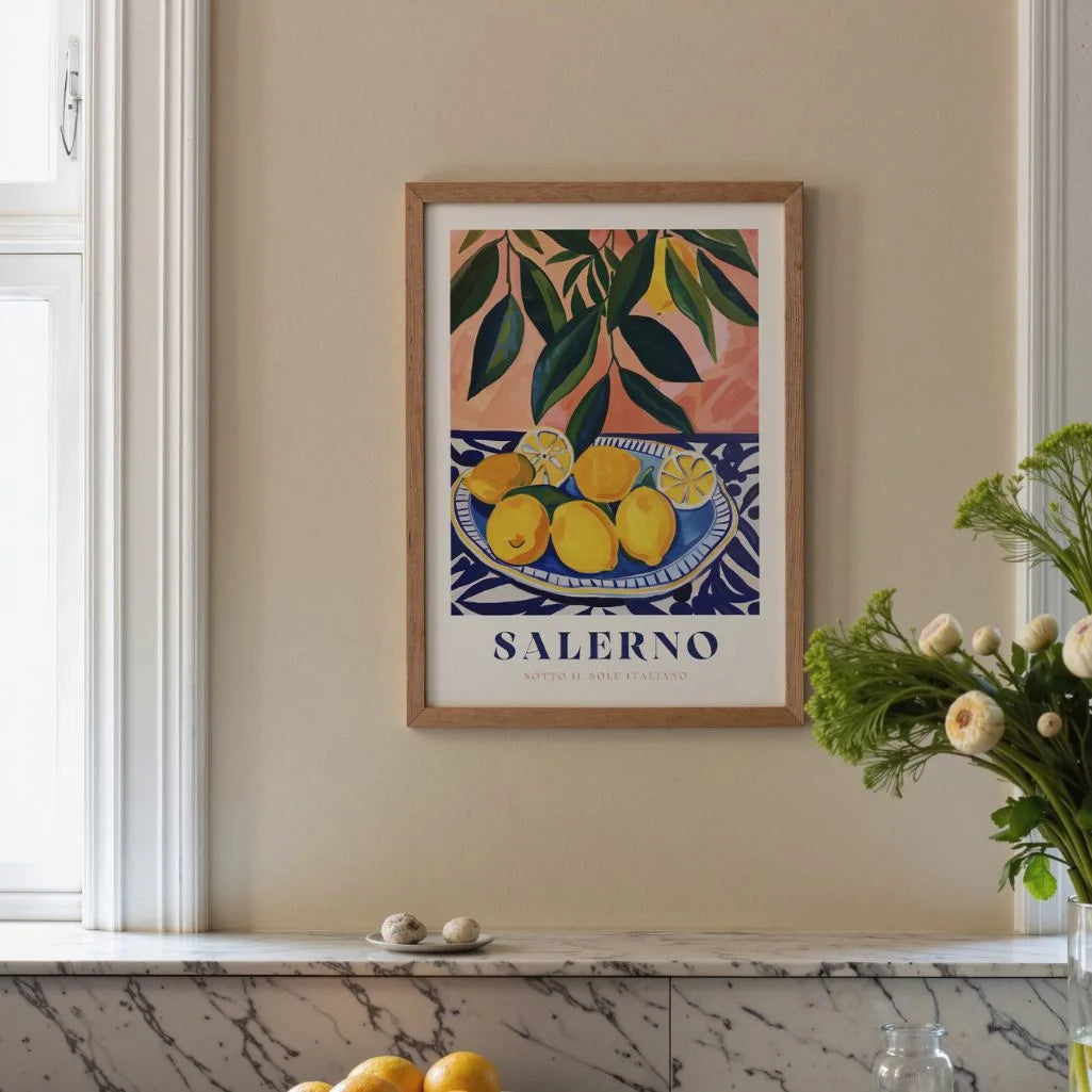 Salerno Citroen Bord poster