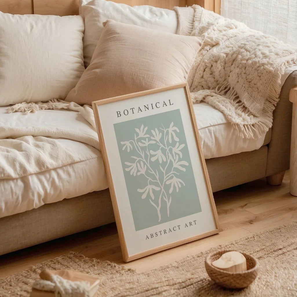 Abstract Botanical Branch Poster