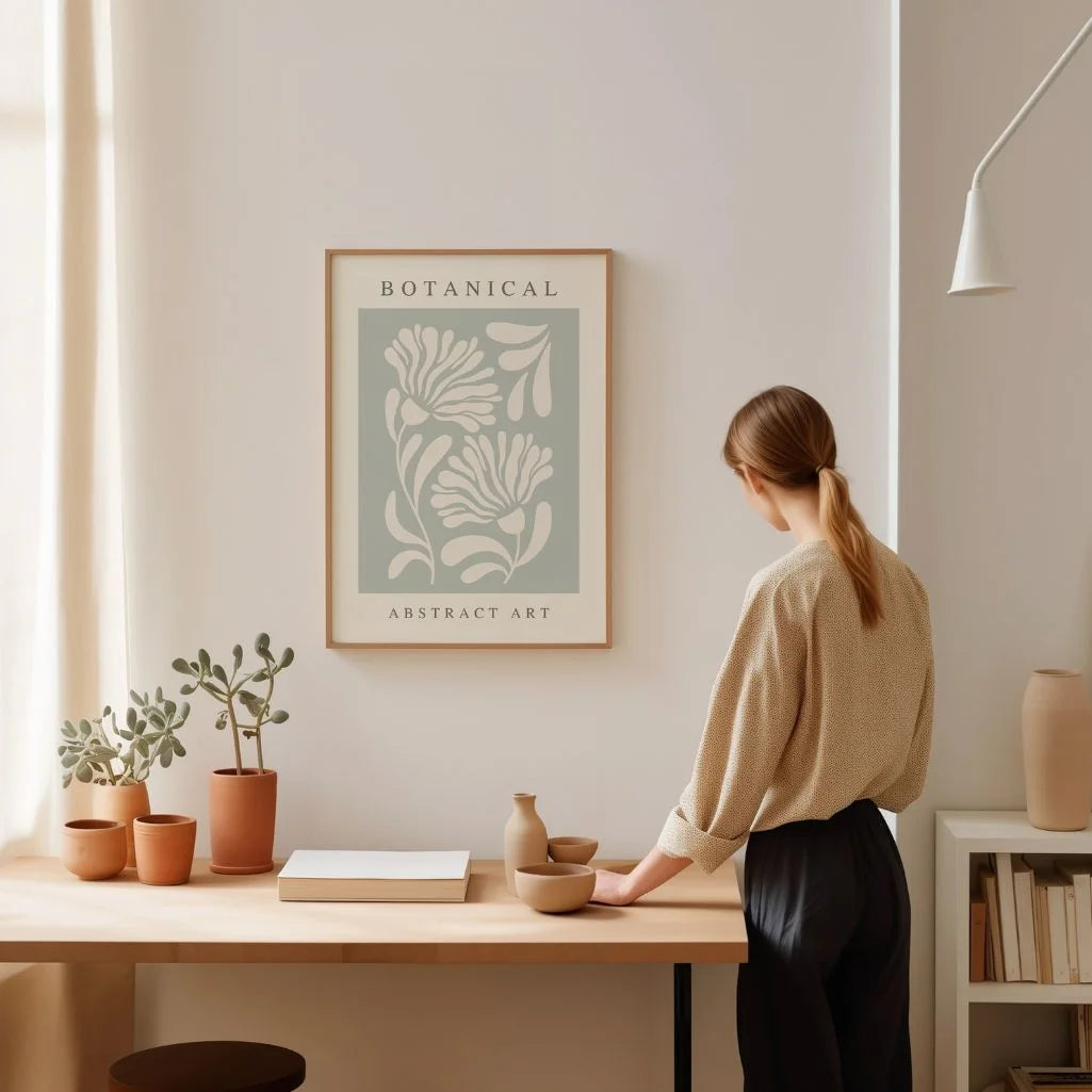 Botanical Flowers Poster