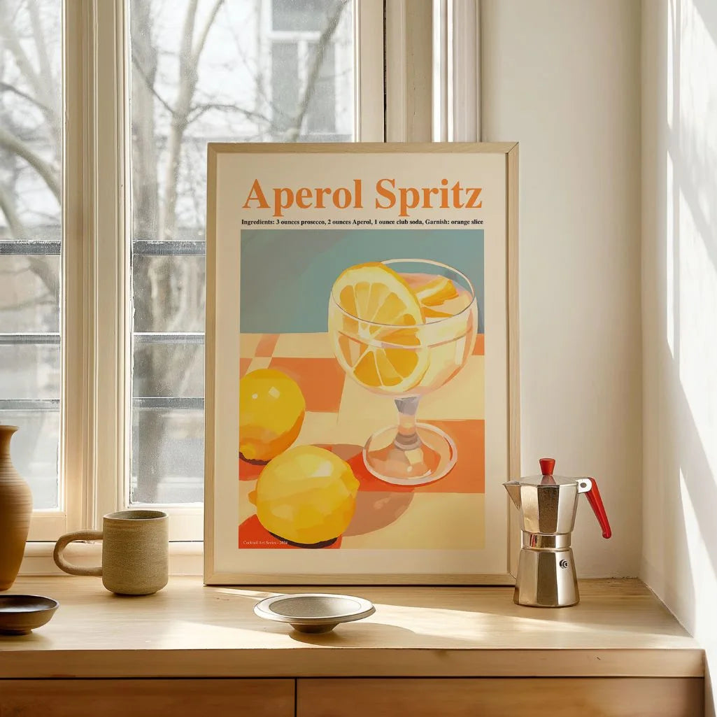 Aperol Spritz Citroen poster
