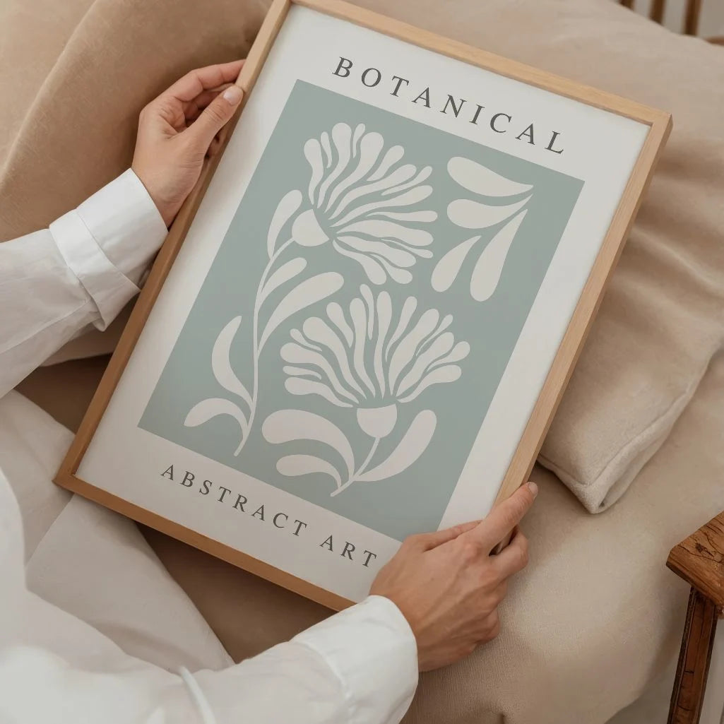 Botanical Flowers Poster