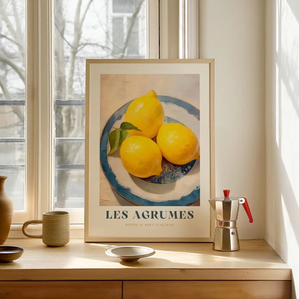 Les Agrumes Citroen Bord poster
