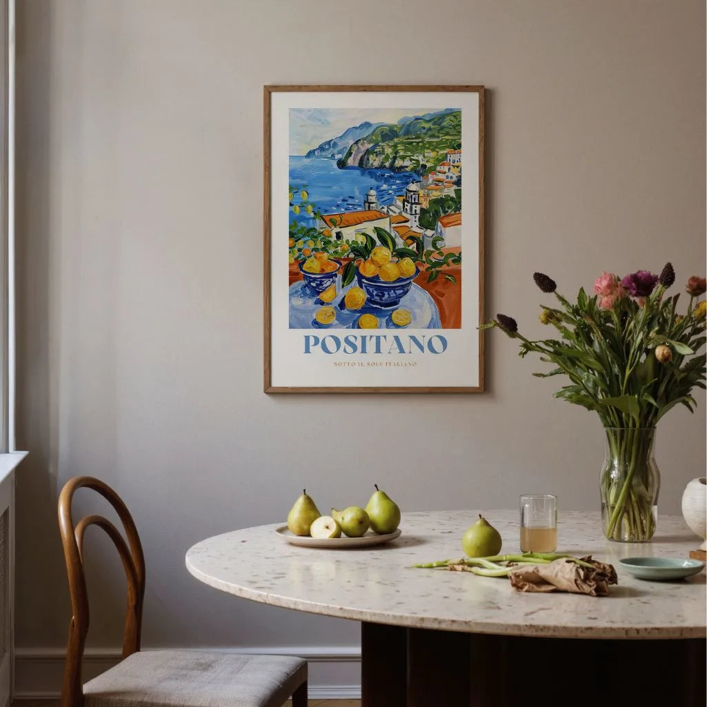 Positano Citroenen Poster