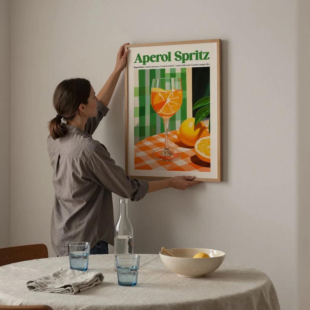 Aperol Spritz Citruskleuren poster