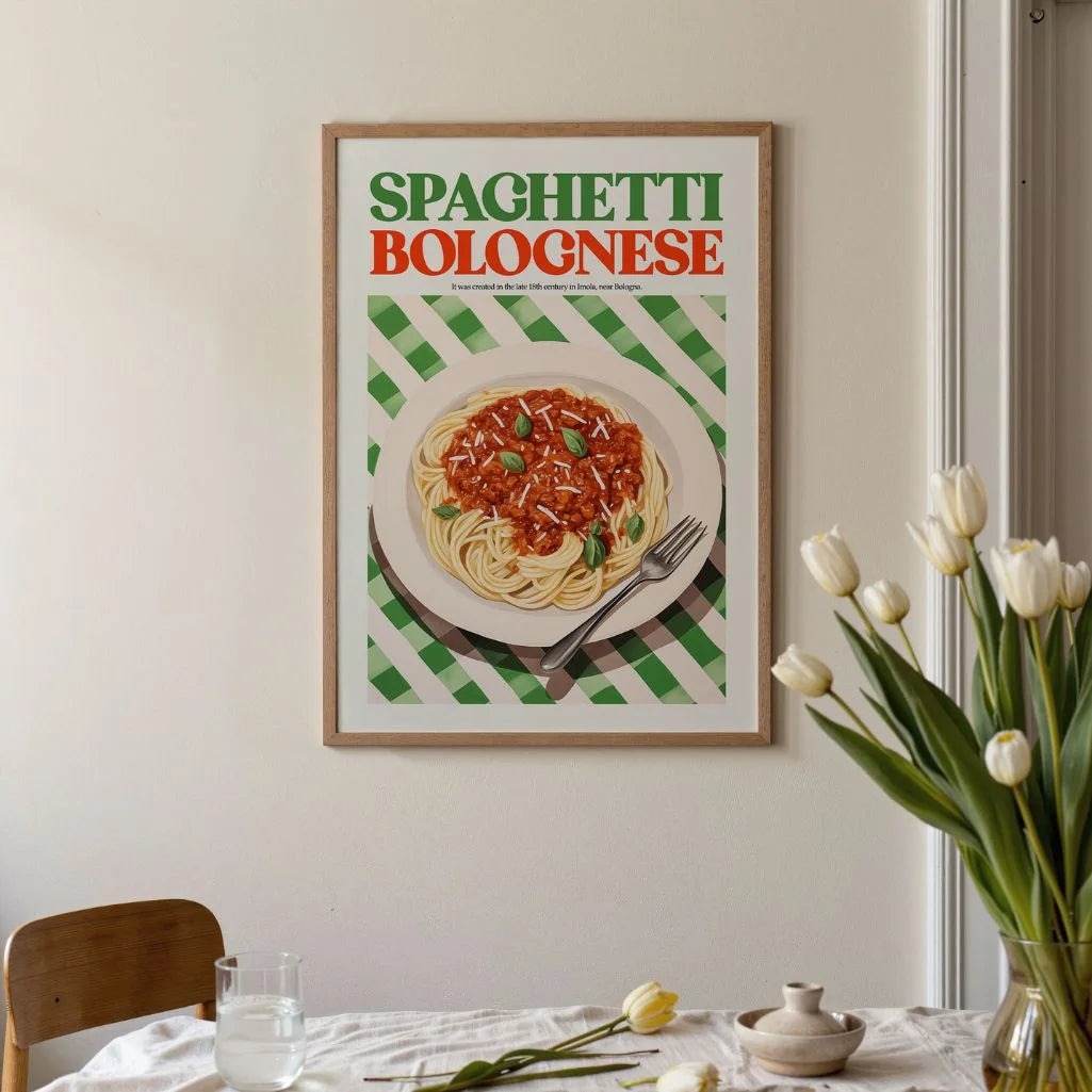 Klassieke Spaghetti Bolognese Poster