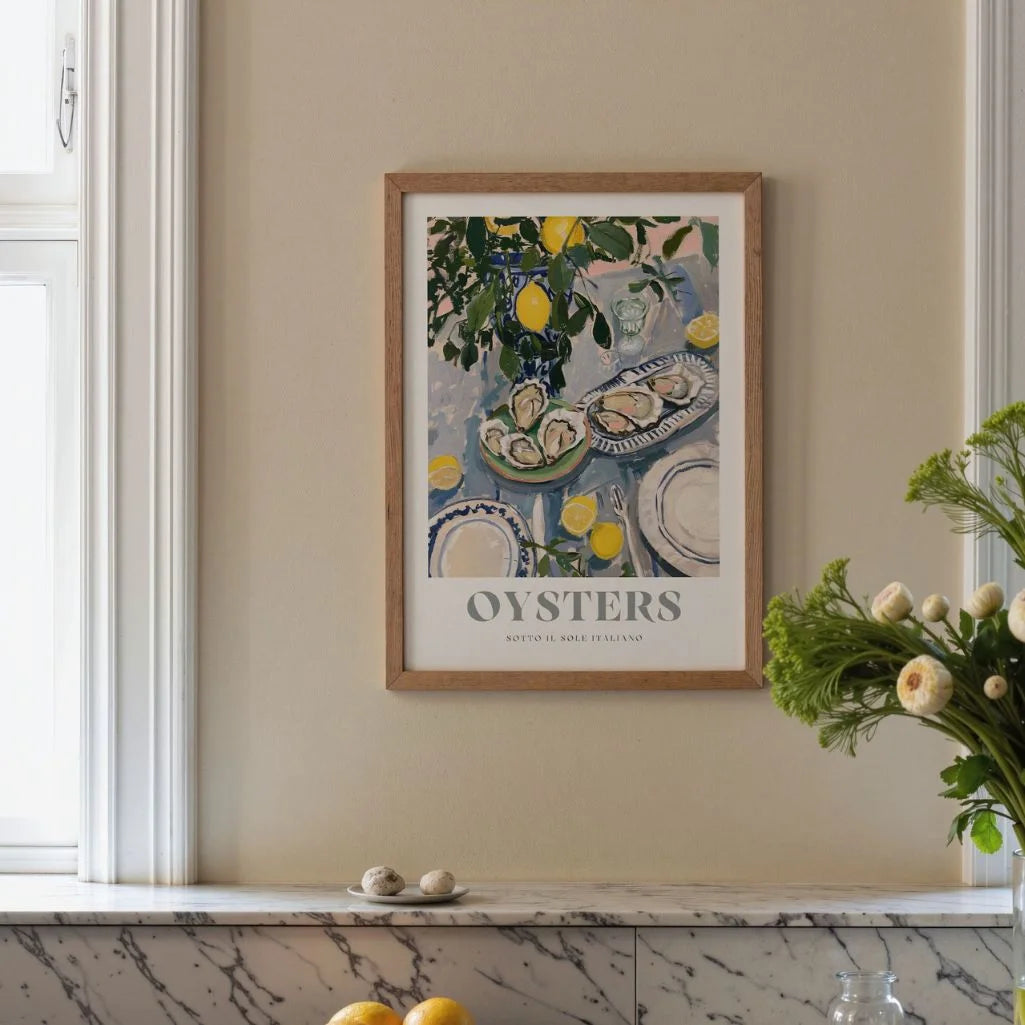 Mediterrane Oesters poster