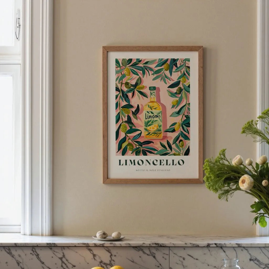 Limoncello Illustratie poster