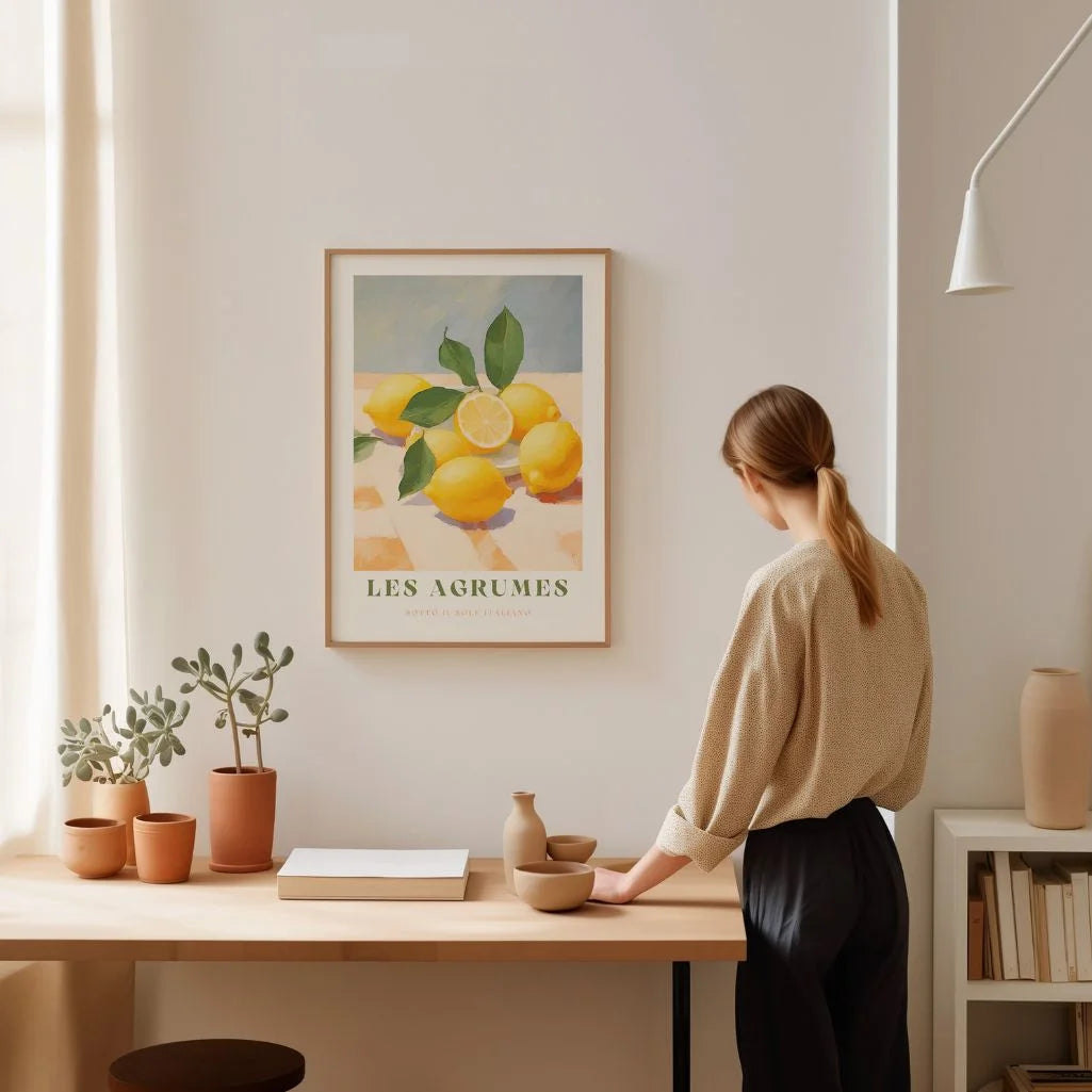 Les Agrumes Verde Citroen poster