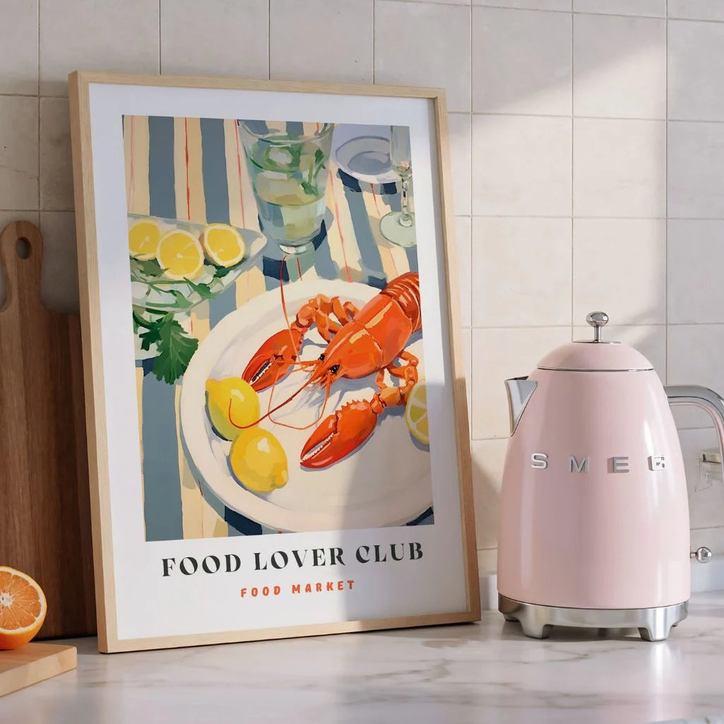 Kreeft En Citroenen Poster