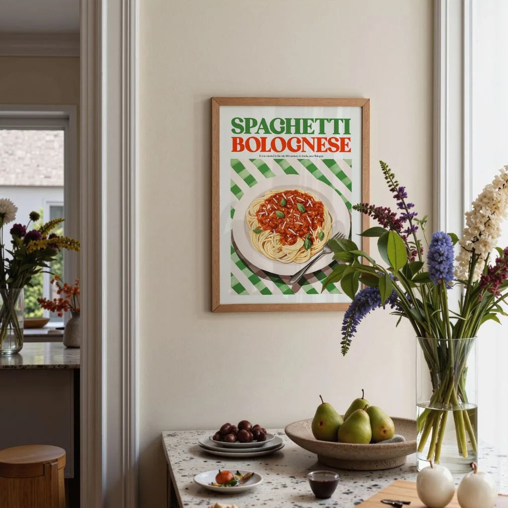 Klassieke Spaghetti Bolognese Poster