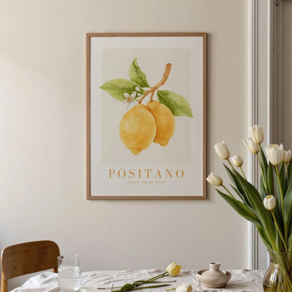 Positano Citroen poster