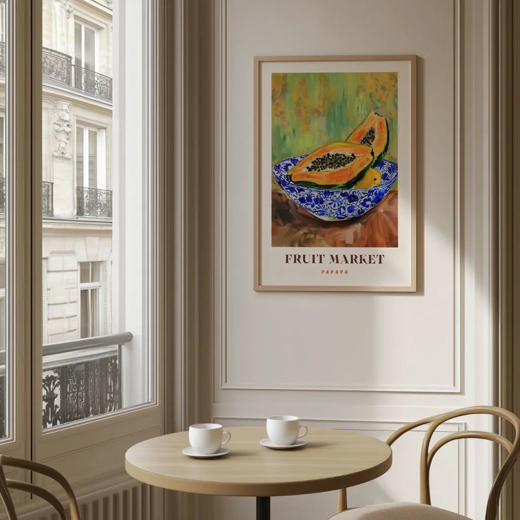 Papaja In Een Kom Poster