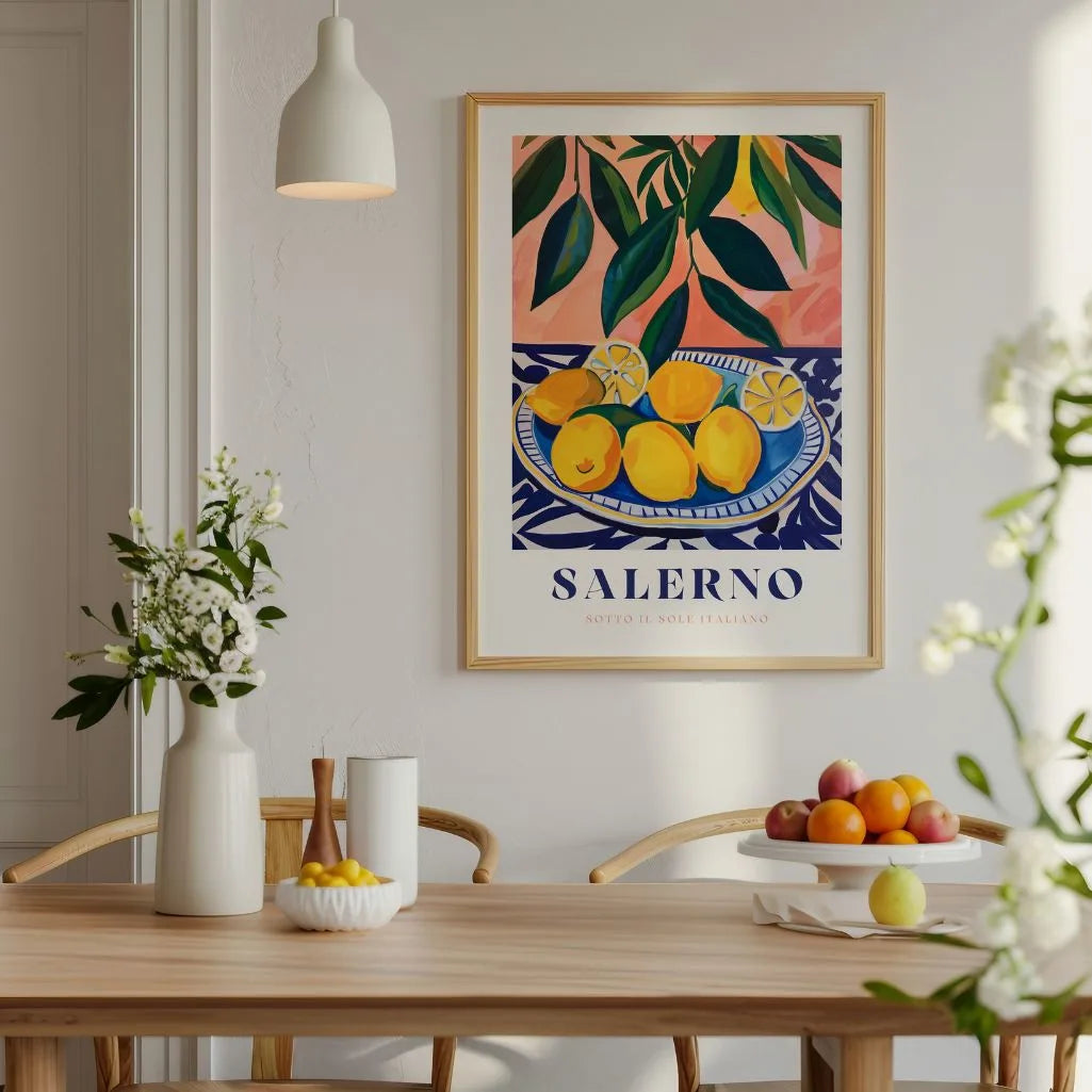 Salerno Citroen Bord poster