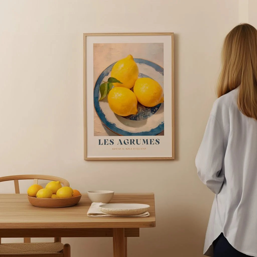 Les Agrumes Citroen Bord poster