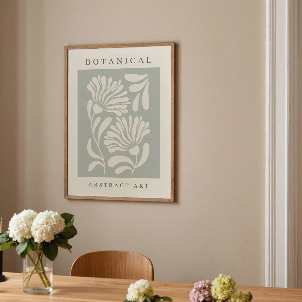 Botanical Flowers Poster
