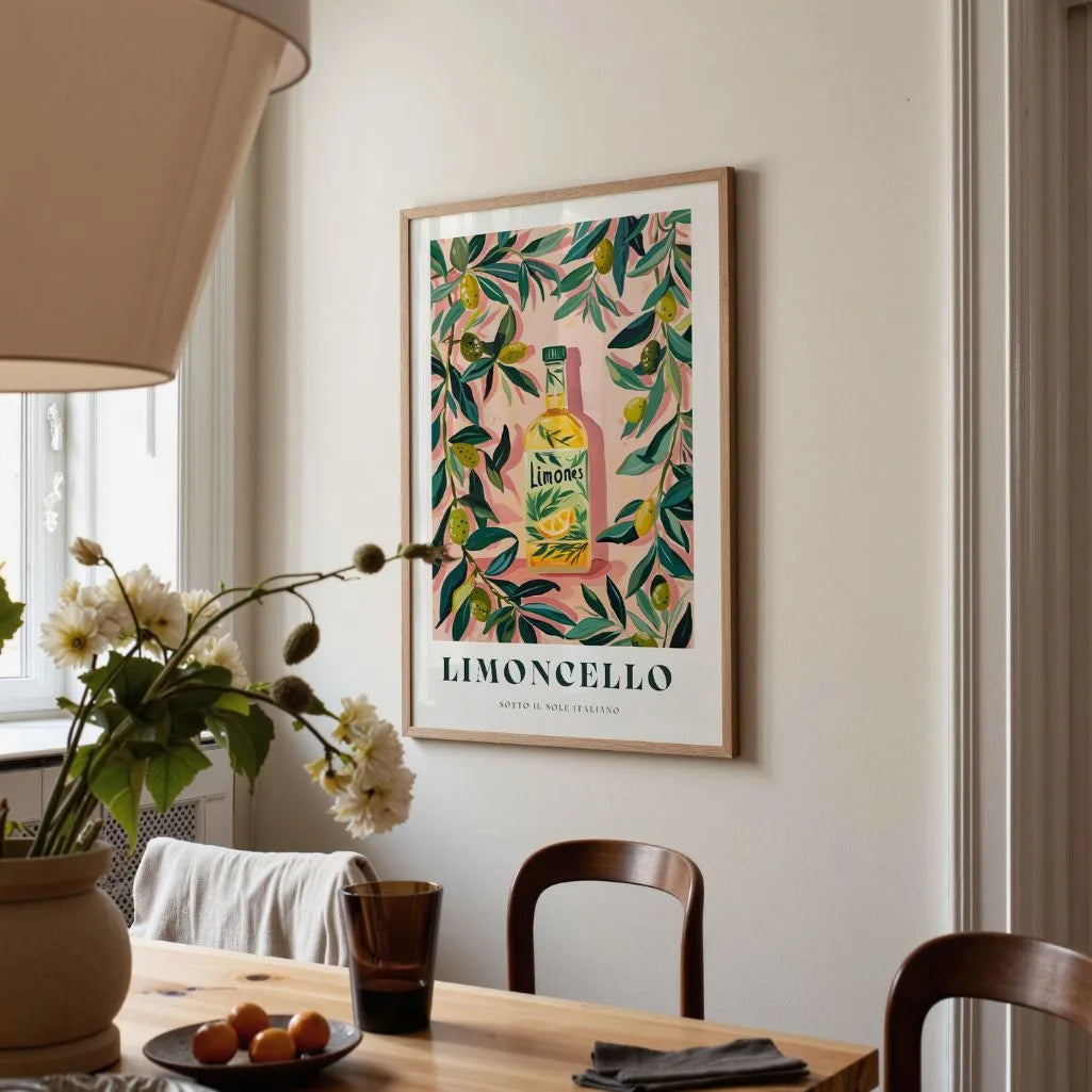Limoncello Illustratie poster