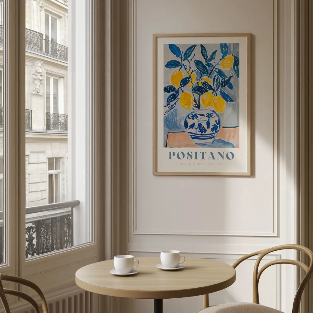Positano Citroen Poster