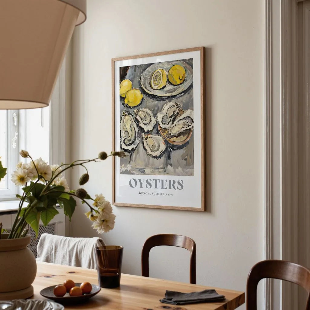 Oesters-Citroenen Klassiek poster