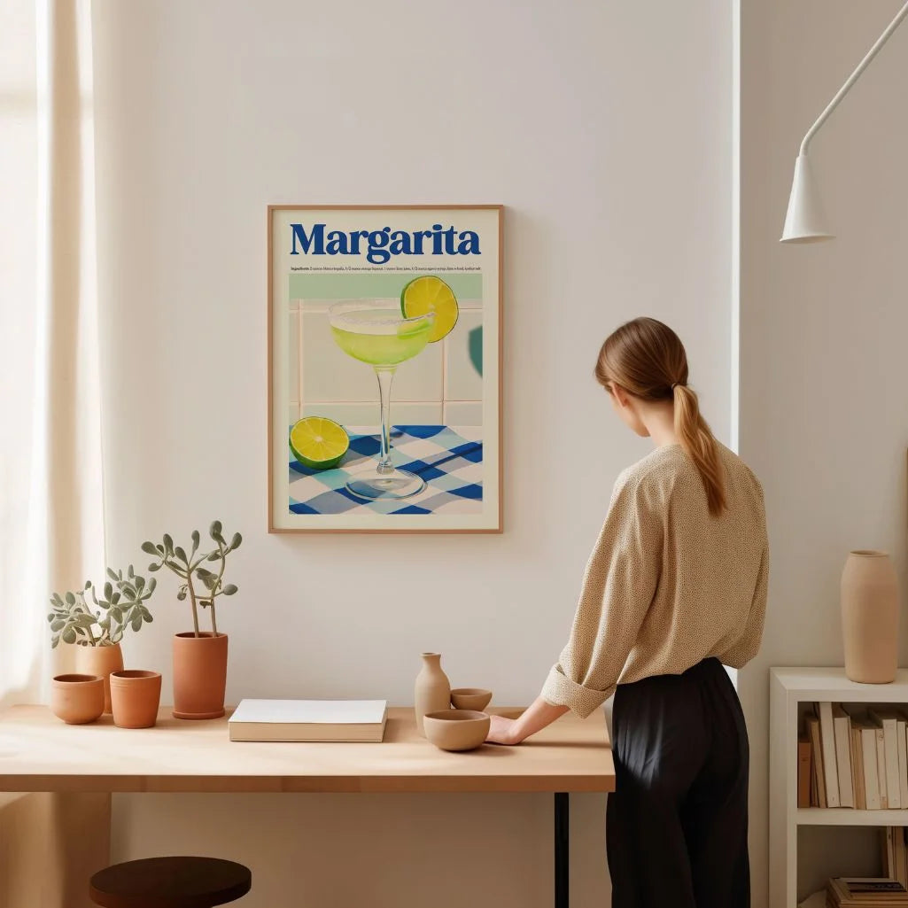 Margarita Verde Cocktail poster