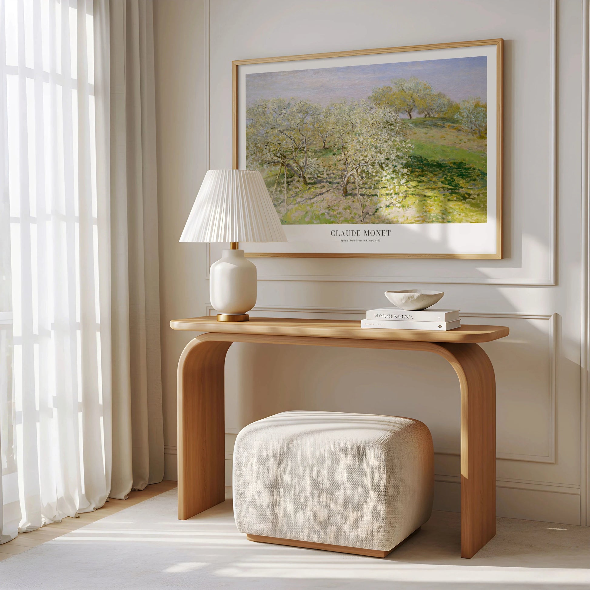 Claude Monet – Lente (Bloeiende fruitbomen) Poster